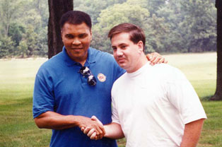 President Obama with a Leo Boxing Club